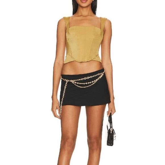 We Are Hah by Free People NWT Knock Out Top Shroom Small - Picture 3 of 5